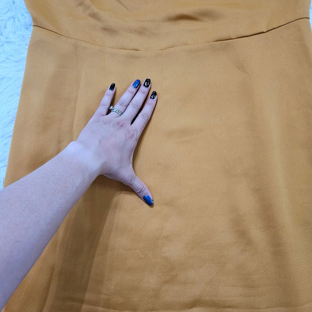 Banana Republic Gold Midi Dress - Picture 8 of 12